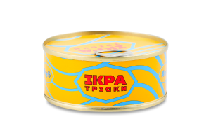 Ікра Тріски 80/90 г ж/б Пробійна солена