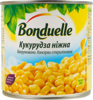 Кукуруза нежная вакуумированная стерилизованная Bonduelle ж/б 340г