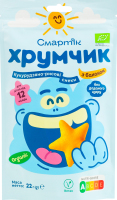 Снеки кукурудзяно-рисові Смартік Хрумчік з бананом д/п 22г
