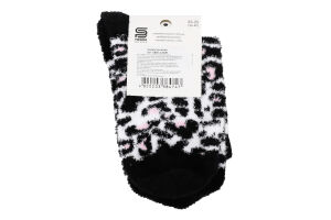 Шкарпетки жіночі з пухнастої пряжі з малюнком класичні р.23-25 Premier Socks