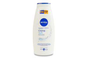 Гель-уход для душа Крем софт и миндальное масло Nivea 750мл