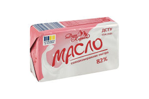 Масло сладкосливочное 82% Экстра Дари Карпат м/у 180г