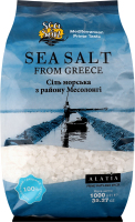Соль морская крупная из района Месолонги Sea&Sun м/у 1кг
