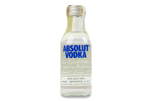 Горілка 50мл 40% Absolut пл
