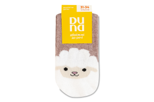 Шкарпетки дитячі Duna №4346 31-34 темний-беж