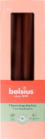 Свічка конусна черв.Bolsius 245*24мм 4шт
