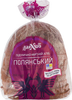 Хлеб половинка в нарезке пшенично-ржаной Полянский Цар хліб м/у 350г