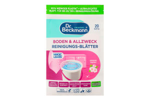 Салфетка растворимая для уборки Весенняя свежесть Magic Leaves Dr. Beckmann 20шт
