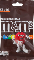 Драже с молочным шоколадом покрытые разноцветной сахарной глазурью M&M`s м/у 82г