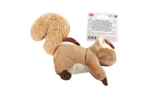 Іграшка д/собак Бурундук плюш з звуком 24см Тріксі