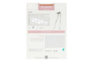 Колготки женские Conte elegant Slimfit 20den 4 natural