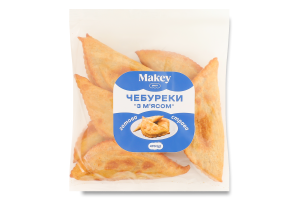 Чебуреки замороженные жареные с мясом Makey м/у 470г