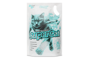 Наповнювач д/котячих туалетів силікагелевий 1,6кг SuperCat