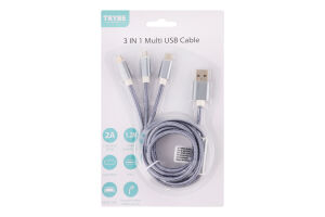 Кабель для зарядки usb 3в1 KPMN