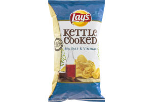 Lay's Kettle Cooked Sea Salt & Vinegar Flavored Potato Chips