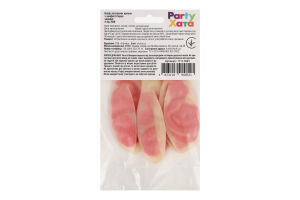 Кулька латексна Серця червоні з конфеті 3шт 1111-5581 Паті Хата