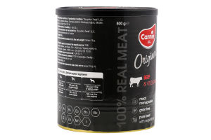 Корм д/дорослих собак Original Mono Protein Яловичина з овочами 800г ж/б Carnie
