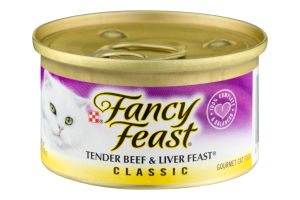 Fancy Feast Tender Beef & Liver Feast Classic Gourmet Cat Food