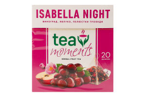 Чай з суданської троянди Isabella Night Tea Moments к/у 20х1.6г