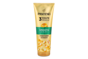 Бальзам-ополіскувач Диво за 3хвилини Блискуче та шовковисте 220мл Pantene