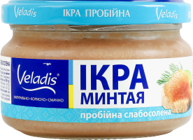 Икра минтая пробойная Veladis сл/с с/б 180г