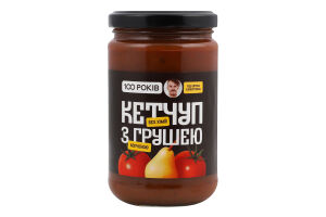 Кетчуп з копченою грушею 320г твіст/б 100 років