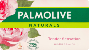 Мыло твердое Молочко и роза Tender sensation Naturals Palmolive 150г