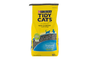 Purina Tidy Cats Cat Litter For Multiple Cats Non-Clumping Clay Litter Insant Action