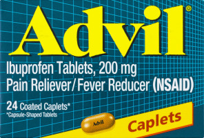 Advil Pain Reliever/Fever Reducer Coated Caplets - 24 CT