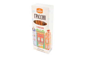 Палички хлібні з томатами Гріссіні Рум'янець к/у 125г