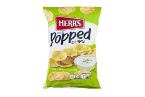 Herr's Potato Chips Popped Sour Cream & Onion