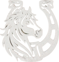 Прикраса новорічна Mislt Кінь-підкова