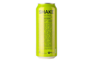 Напиток слабоалкогольный 500мл 7% сильногазированный Бора Бора Cocktails Shake ж/б