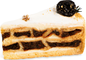 Пирожное Дом с черносливом