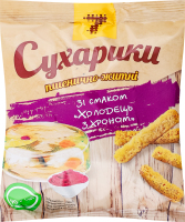 Сухарики пшенично-ржаные Холодец с хреном 7 м/у 90г