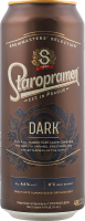 Пиво 480мл 4.4% темне пастеризоване Dark Staropramen з/б