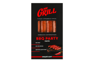 Колбаски острые BBQ party Mr.Grill п/к в/с к/у 345г
