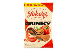 Грінки житньо-пшеничні Томат пікантний Jokers м/у 120г