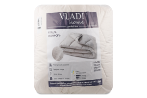 Ковдра синтепон/чохол мікрофібра 170*210см Vladi