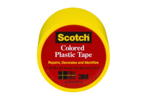 Scotch Yellow Colored Plastic Tape