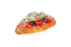 Круасан із маскарпоне та фруктами 120г