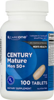 CareOne Century Mature Men 50+ Dietary Supplement Tablets - 100 CT