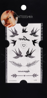 Тату Tattooshka Ластівки Love тимчасові