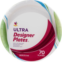 Ahold Ultra Designer Plates - 70 CT