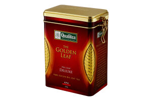Чай черный байховый крупнолистовой Deluxe Qualitea букет ж/б 250г