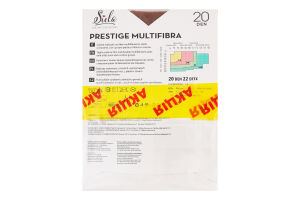 Набор колготок женских Siela Collant Collection Prestige Multifibra №SNA90796 20den 3 caramel 2шт
