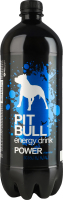 Напиток энергетический безалкогольный сильногазированный Power Pit Bull п/бут 1л