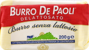 Масло вершкове б/лакт. De Paoli 200г (Італія)