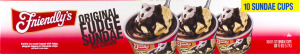 Friendly's Original Fudge Sundae Ice Cream - 10 CT