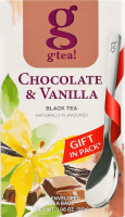 Чай черный байховый мелкий с ароматом шоколада и ванили Chocolate&vanilla G'tea! к/у 20х1.5г